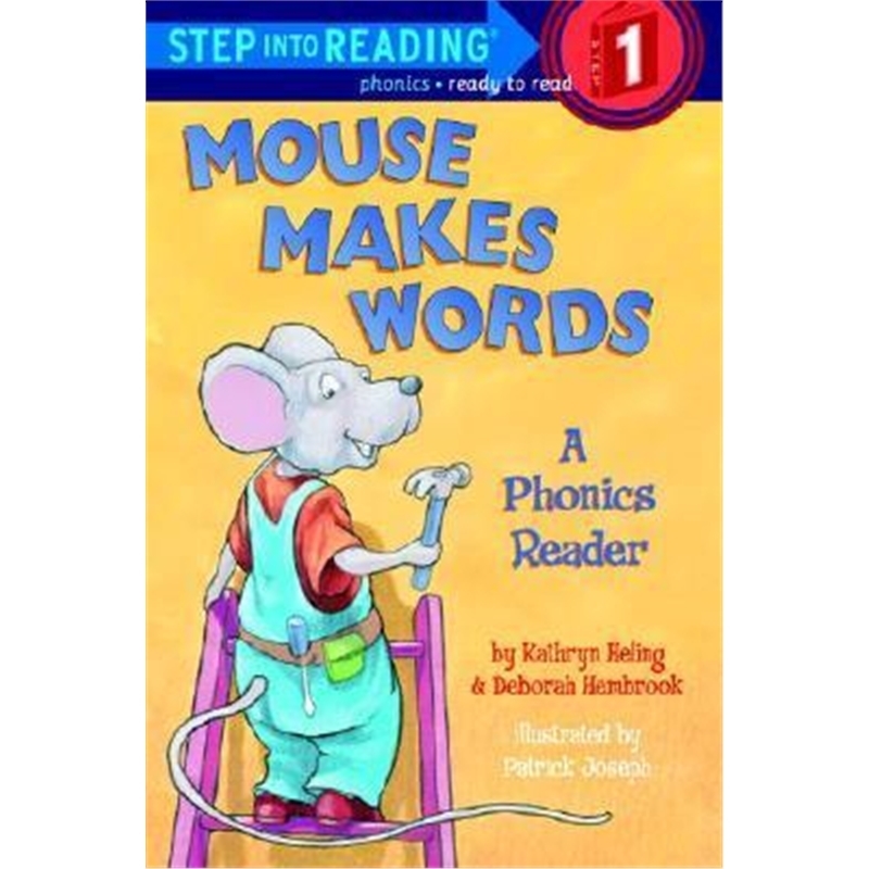 英文原版兰登书屋英语分级绘本 Mouse Makes Words: A Phonics Reader(Step-Into-Reading, Step 1)阶梯阅读儿童英语启蒙