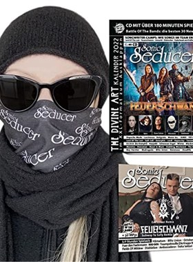 预订【德语】 Sonic Seducer +  Titelstory feuerschwanz + Audio-CD + Stillvolle Mund-Nasen-Abdeckung:+ Sonic Seducer 12/20