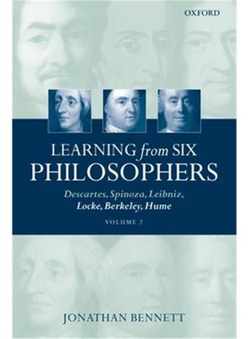 按需印刷Learning from Six Philosophers, Volume 2:Descartes, Spinoza, Leibniz, Locke, Berkeley, Hume[9780199266296]