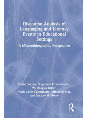 按需印刷TF Discourse Analysis of Languaging and Literacy Events in Educational Settings[9780367465896]