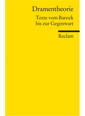 预订【德语】Dramentheorie[9783150188996]