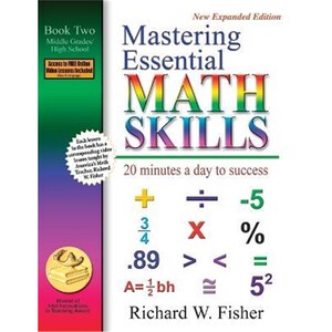 按需印刷不退不换Mastering Essential Math Skills, Book Two, Middle Grades/High School:20 Minutes a day to success[9780966
