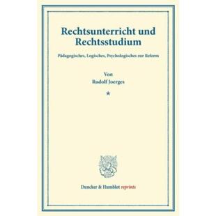 预订不退不换德语 Rechtsunterricht und Rechtsstudium.:Padag