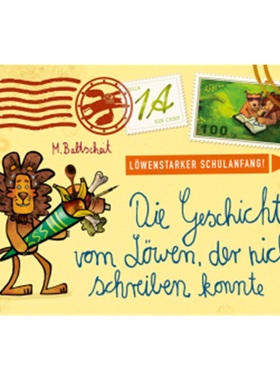 预订【德语】Die Geschichte vom Lowen, der nicht schreiben konnte, Die Schultutenausgab[9783407812162]