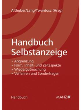 预订【德语】 Handbuch Selbstanzeige:
