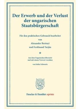 预订【德语】 Der Erwerb und der Verlust der ungarische