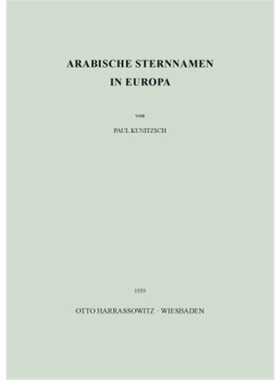 预订【德语】Arabische Sternnamen in Europa[9783447005494]