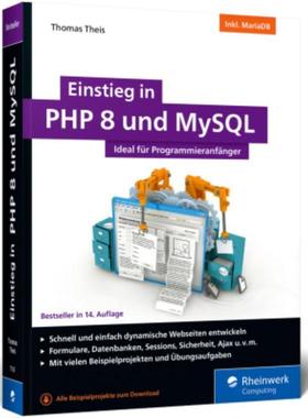 预订【德语】 Einstieg in PHP 8 und MySQL:Ideal für Programmieranfänger. So programmier