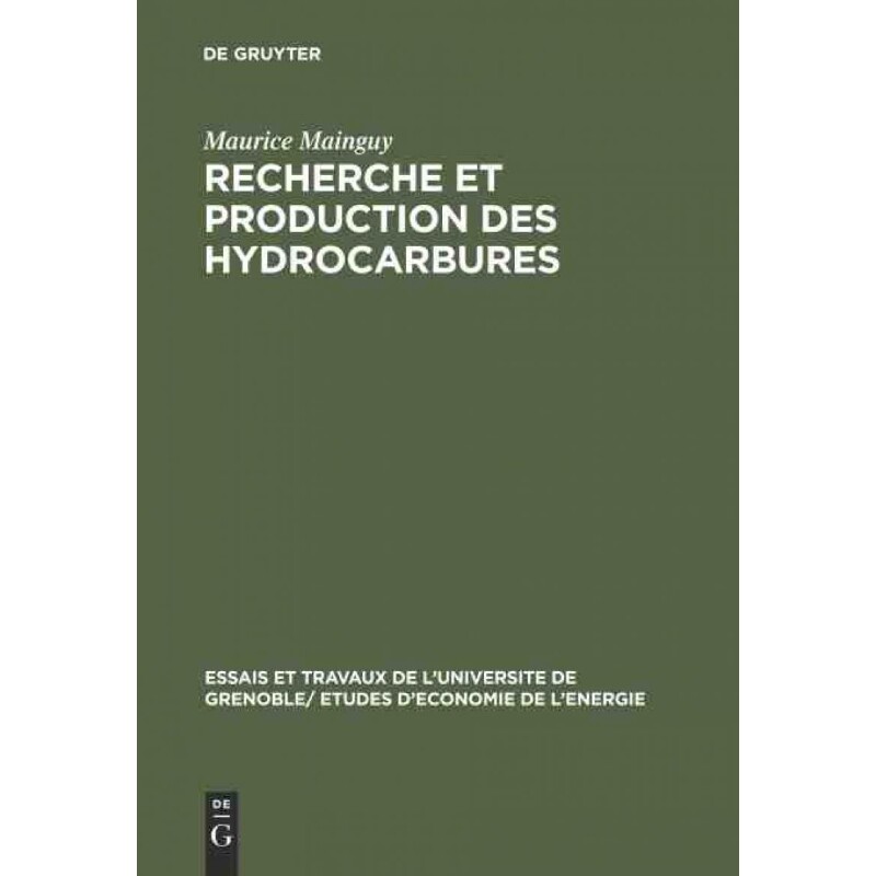 按需印刷不退不换DEG Recherche et production des hydrocarbures[9783111270319]