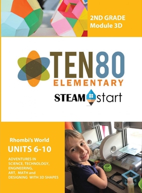 按需印刷不退不换STEAMStart Second Grade 3D[9781942357285]