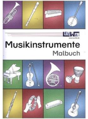 预订【德语】 Musikinstrumente Malbuch:60 technisch genau