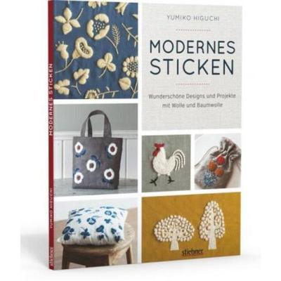 预订【德语】 Modernes Sticken:Wunderschöne Designs und Projekte mit Wolle und Baumwoll