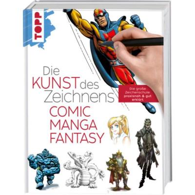 预订【德语】 Die Kunst des Zeichnens - Comic, Manga, Fantasy:Die große Zeichenschule: praxisnah