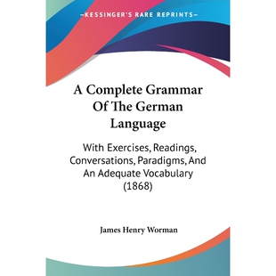The German 按需印刷A 9781437450408 Grammar Language Complete
