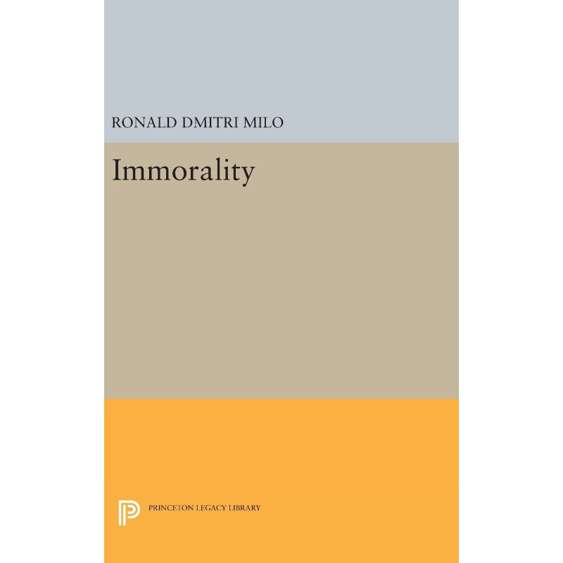 按需印刷不退不换Immorality[9780691640365]