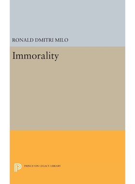 按需印刷Immorality[9780691640365]