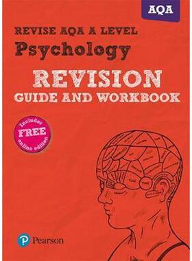 预订Pearson REVISE AQA A Level Psychology Revision Guide and Workbook:(with free online Revision Guide and Workbook) for
