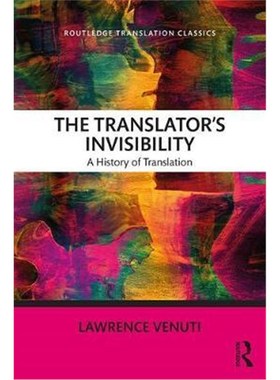 按需印刷The Translator's Invisibility:A History of Translation[9781138093164]