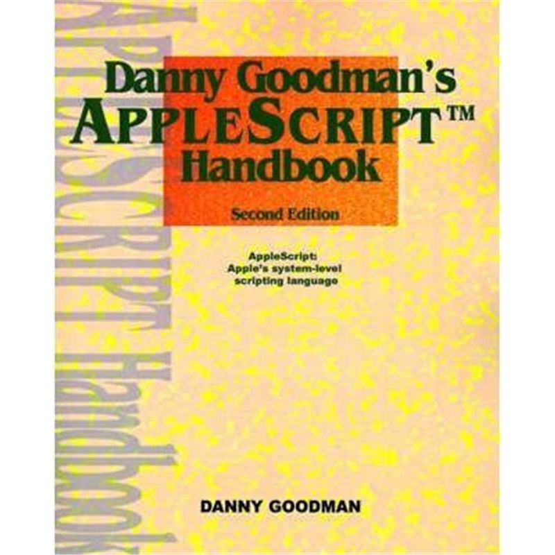 按需印刷Danny Goodman's Applescript Handbook[9780966551419]