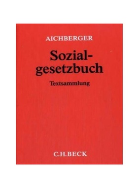 预订【德语】Sozialgesetzbuch (SGB), Grundwerk ohne Fortsetzung, 2 Ordner:Textsammlung mit Nebengesetzen, Ausführungs- u