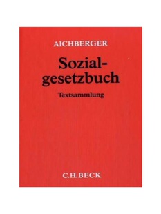 预订【德语】Sozialgesetzbuch (SGB), Grundwerk ohne Fortsetzung, 2 Ordner:Textsammlung mit Nebengesetzen, Ausführungs- u