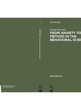 按需印刷不退不换DGYT From Anxiety to Method in the Behavioral Sciences[9783111282596]