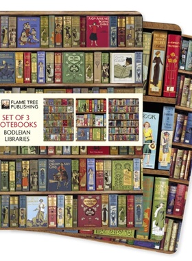 Bodleian Libraries  博德莱安图书馆  Set of 3 Standard[9781804175545]  笔记本  日记本  3本套装