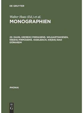 按需印刷DEG Dahn, Kr[reis] Pirmasens. Wilgartswiesen, Kr[eis] Pirmasens. Iggelbach, Kr[eis] Bad Dürkheim[9783484231252]