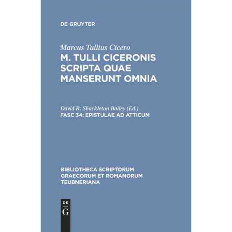 按需印刷不退不换DEG Epistulae ad Atticum[9783598712081]