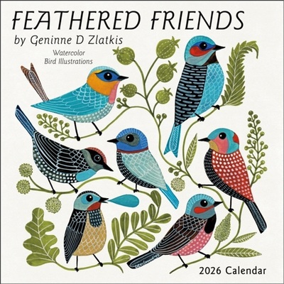 预订Feathered Friends 2026 Wall Calendar : Watercolor Bird Illustrations[9781524898168]