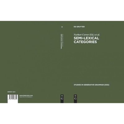 按需印刷DGYT Semi lexical Categories[9783110166859]