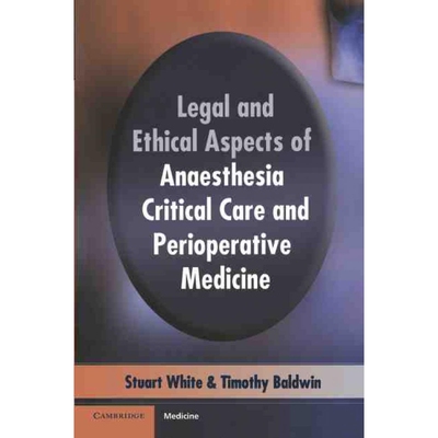 按需印刷不退不换CBG Legal Ethic Anas Crit Care Peri Med[9781841102092]