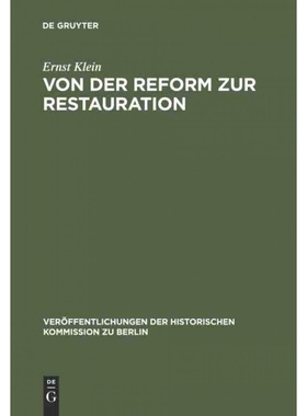 按需印刷DEG Von der Reform zur Restauration[9783110004601]