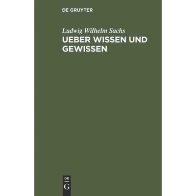 按需印刷DEG Ueber Wissen und Gewissen[9783111116099]
