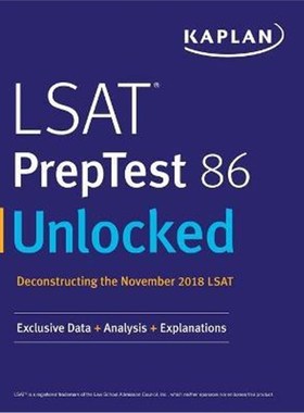 按需印刷LSAT PrepTest 86 Unlocked[9781506249810]