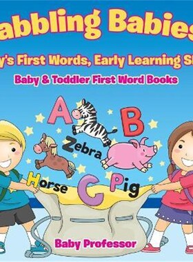 预订Babbling Babies! Baby's First Words, Early Learning Skills - Baby & Toddler First Word Books