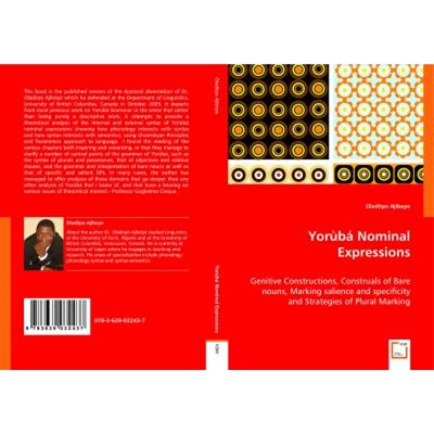 预订不退不换Yorùbá Nominal Expressions - Genitive Constructions, Construals of Bare nouns, Marking salience and