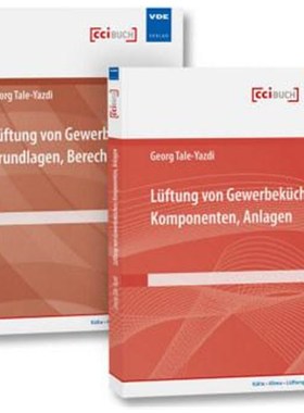预订【德语】 Lüftung von Gewerbeküchen, 2 Bde.:Set bestehend aus: Fachbücher 