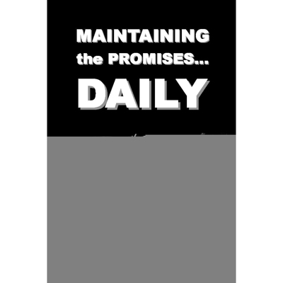 按需印刷不退不换Maintaining the Promises...Daily[9780955693045]