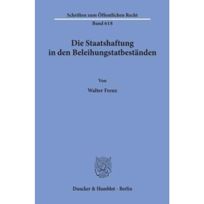 预订【德语】 Die Staatshaftung in den Beleihungstatbes