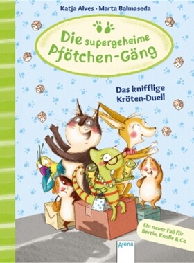 预订【德语】Die supergeheime Pfotchen-Gang - Das knifflige Kroten-Duell[9783401711065]