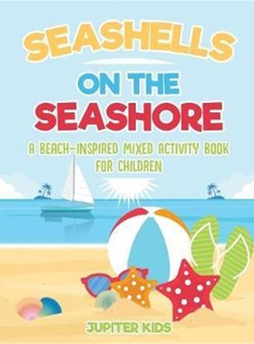 按需印刷Seashells On The Seashore:A Beach-Inspired Mixed Activity Book for Children[9781541934900]