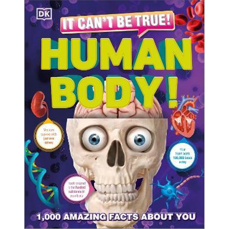 It's Can't be True! Human Body!  关于人体的惊人事实 不是真的吧 儿童科普读物 英语原版书籍