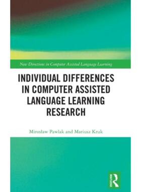 按需印刷不退不换TF Individual differences in Computer Assisted Language Learning Research[9781032145907]