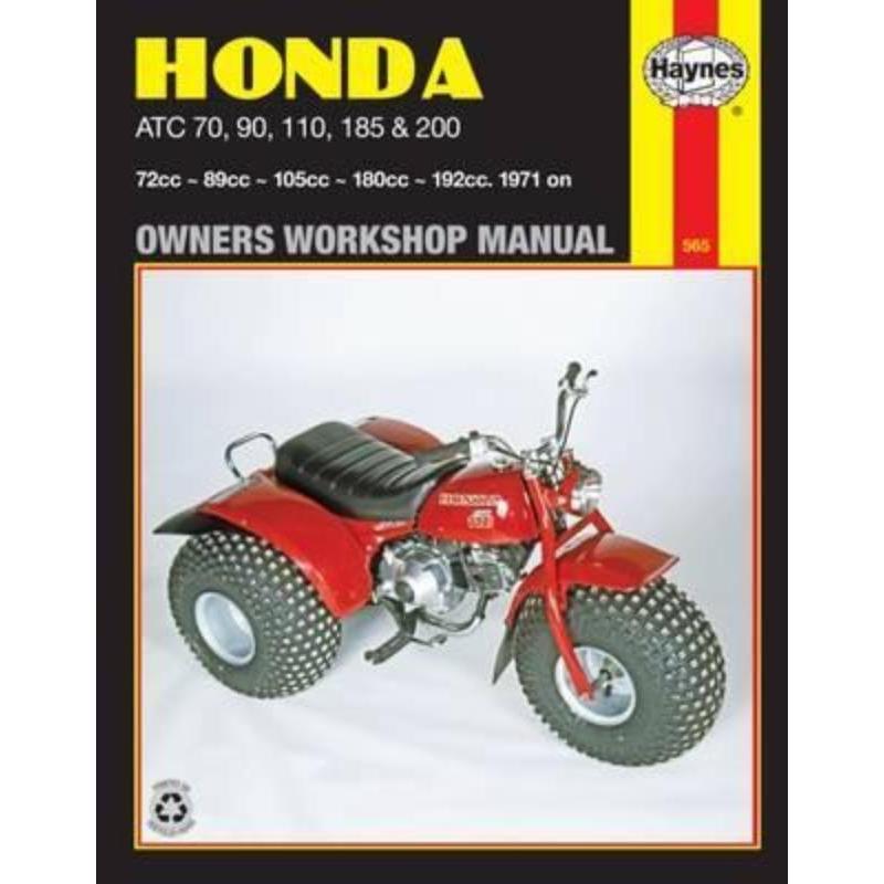 预订Honda ATC70, 90, 110, 185& 200(71- 85) Haynes Repair Manual