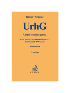 Urheberrechts Urheberrechtsgesetz Diensteanbieter Gesetz Nebenurheberrecht 预订 Verwertungsgesellschaftengesetz 德语