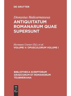 按需印刷DEG Opusculorum vol. I[9783598712890]