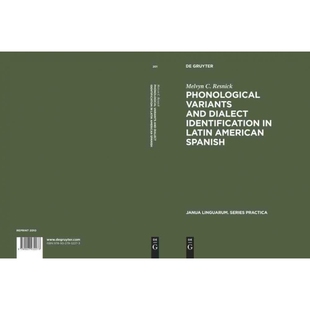 American Identification Phonological 按需印刷DGYT Dialect and 9789027932273 Spanish Latin Variants