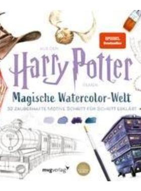 预订【德语】 Magische Watercolor-Welt:32 zauberhafte Motive Schritt für Schritt erklärt Harry Po