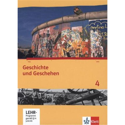 预订不退不换德语 Geschichte und Geschehen 4. Ausgabe Hessen, Saarland Gymnasium[9783124431400]